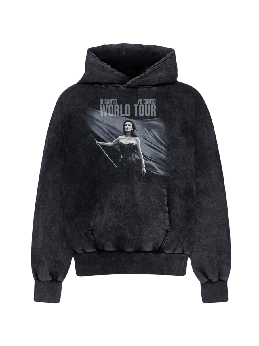 14. Washed Hoodie - World Tour