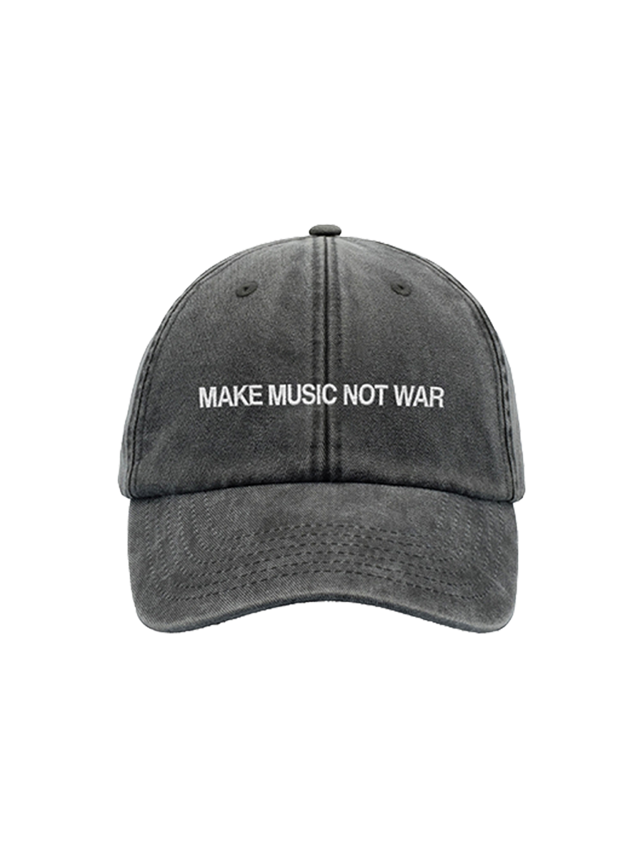 Washed Cap - Make Music Not War