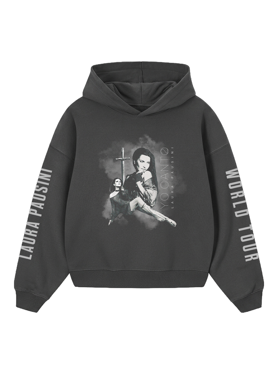 15. Graphite Hoodie - Collage Yo Canto