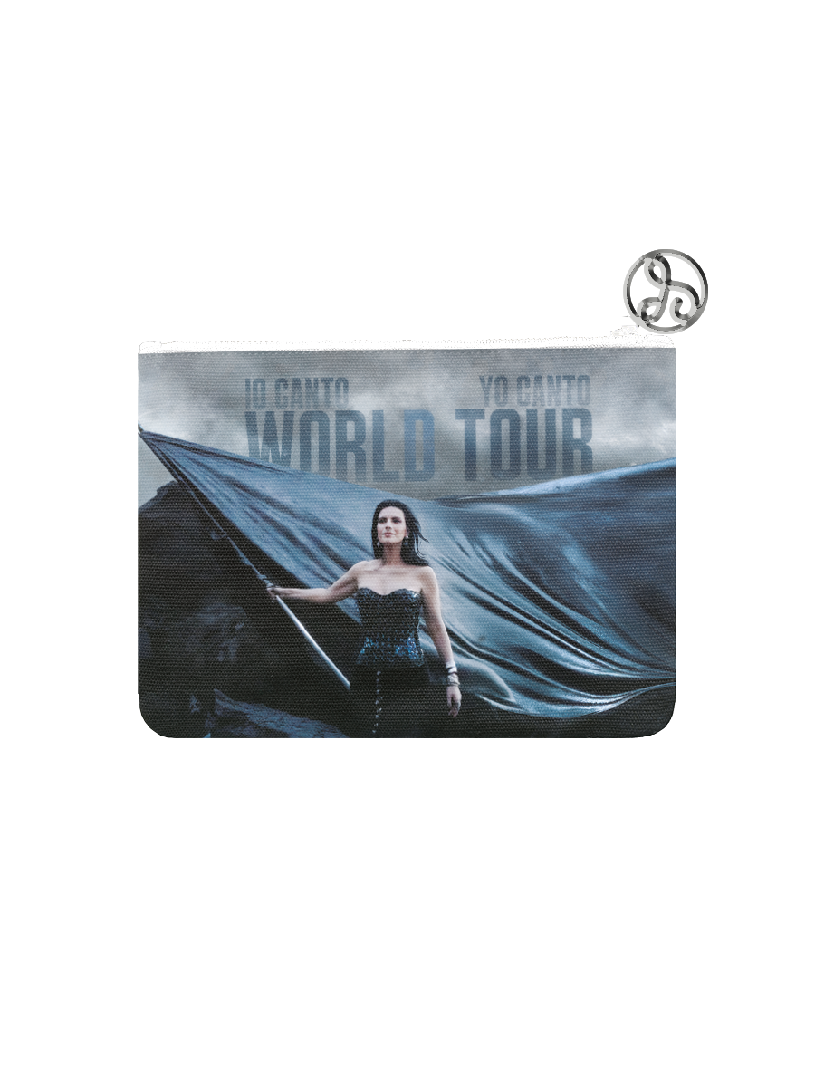 White Coin Purse - World Tour