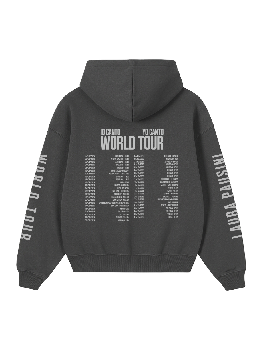 15. Graphite Hoodie - Collage Yo Canto
