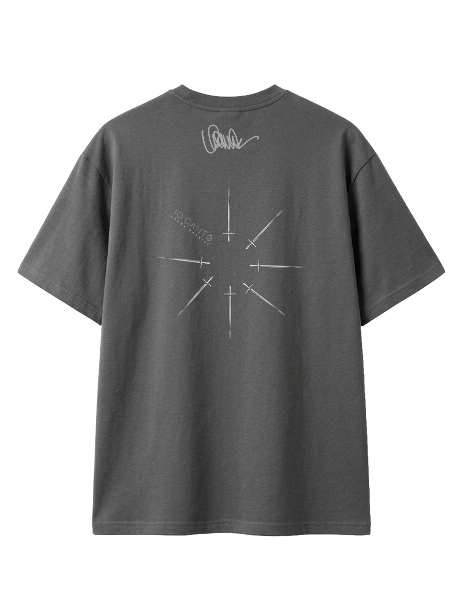 03. Graphite T-Shirt - Io Canto Cover Deluxe