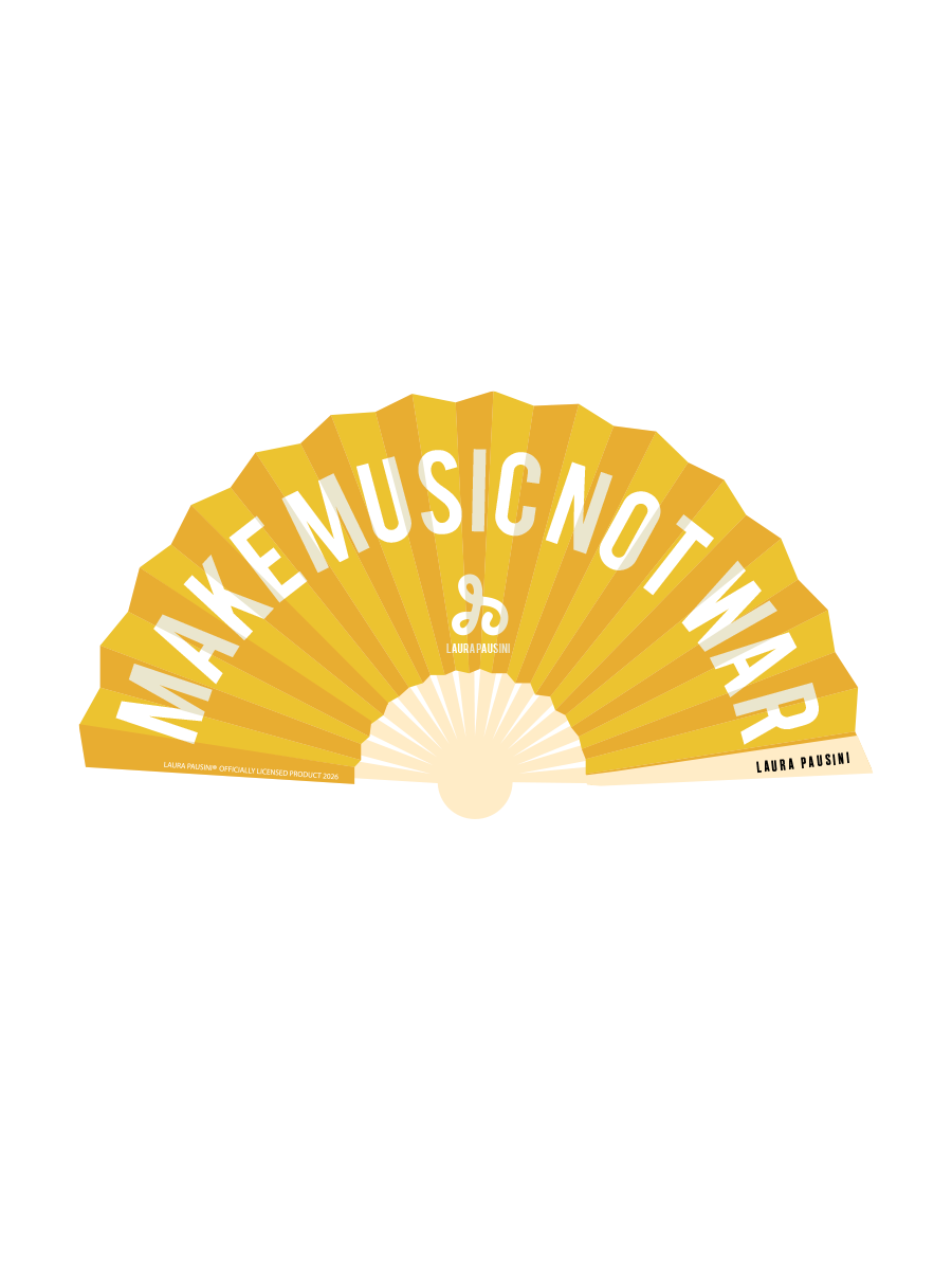 Hand Fan - Make Music Not War